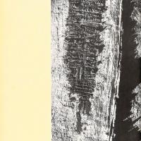 Seconda di copertina, bassorilievo di Arnaldo Pomodoro, gennaio - febbraio 1958, anno VI, n. 1