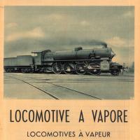 Produzione ferroviaria Ansaldo - locomotive a vapore - copertina