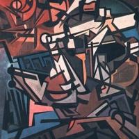 Emilio Vedova "La lotta", gennaio - febbraio 1956, anno IV, n. 1 - p. 36