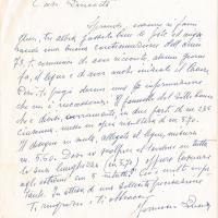 Lettera di Ferruccio Quaia, s.d ma 1973 gennaio