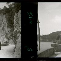 Via a Portofino. Strada tagliata nella roccia (originale)