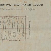 Locomotive Gruppo 3151 - 3200 - Molle per appoggi laterali del carrello