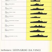 Prospetto delle principali navi passeggeri costruite dal 1946 al 1958