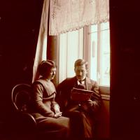 Ritratto di Olga  Franzoni e Alfredo (taglio)