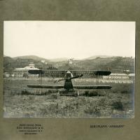 Aeroplano Ansaldo nei Cantieri aeronautici Ansaldo n. 2 di Bolzaneto