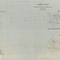 Cannone da 102/35 -  Insieme del cannone su piedistallo  Cannone da 152/45 - Insieme del cannone su affusto