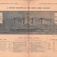 Sezione del Titanic