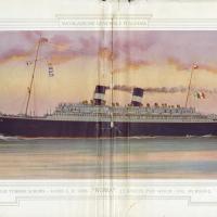 Transatlantico Roma - tavola  a pagina doppia