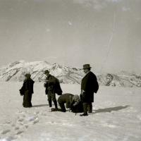 Fiaccone. Il gruppo di escursionisti (taglio)