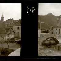 Rossiglione. Ponte vecchio e chiesa (originale)