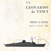 Leonardo da Vinci (t/n) - prove in mare