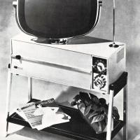 Modello di televisore negli Stati Uniti nel 1959, settembre - ottobre 1960, anno VIII, n. 5, p. 57