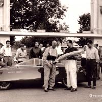 Moto Guzzi -  Nibbio II con i piloti  Pietro Campanella  e Angelo Poggio