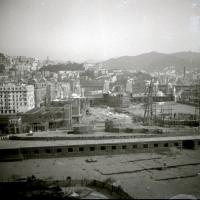 Esposizione Internazionale di Marina e Igiene Marinara. Padiglioni in costruzione (taglio)