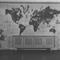 Italia - Decorazione della sala di soggiorno di prima classe