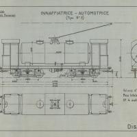 Officina Veicoli Ferroviari - Innaffiatrice - automotrice. Tipo 2