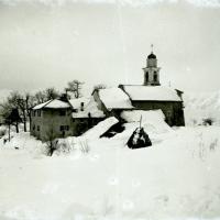 Fiaccone. La chiesa (taglio)