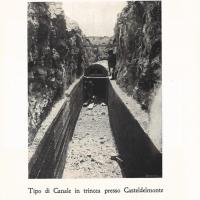 Tipo di canale in trincea presso Casteldelmonte