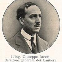 Ingegnere Giuseppe Brezzi Direttore generale dei Cantieri Aeronautici Ansaldo