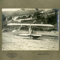 Aeroplano SVA nei Cantieri aeronautici Ansaldo n. 2 di Bolzaneto