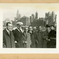 Antonio Brivio Sforza, Francesco Tarabotto, Tazio Nuvolari, Nino Farina e altri soggetti non identificati