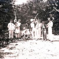 Giuoco da bocce al Boschetto - Il ritorno dei lavoratori alla capanna. La giornata è guadagnata (taglio)