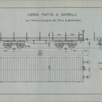 Officina Veicoli Ferroviari - Carro piatto a carrelli