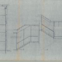 Oceanic - Ponte principale- Sistemazione tipo e scalone di prima classe (ord. 154-161 e 92-101) - Piante e viste