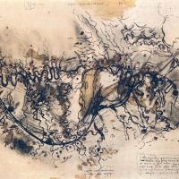 Piante topografiche di Leonardo da Vinci : studio per la canalizzazione dell'Arno tra Prato e Pistoia - p. 28