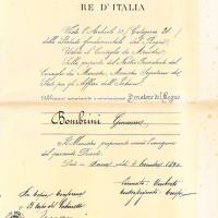 Nomina a Senatore del Regno di Giovanni Bombrini