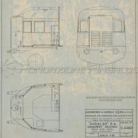 Automotrice a carrelli tipo D2/4 220 - disposizione per combustibile
