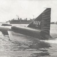 Il 'Sea Dart', primo idrovolante americano a reazione con ala a delta. - p. 59
