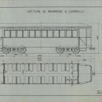 Officina Veicoli Ferroviari - Vettura di rimorchio a carrelli