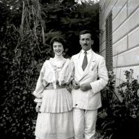 Olga Franzoni e Alfredo Gianelli (taglio)