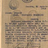 Attestazione contratto di borsa inerente le azioni aziendali