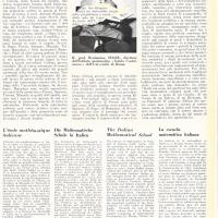 La scuola matematica italiana, di Luca Lauriola, luglio - agosto 1960, anno VIII, n. 4, p. 7