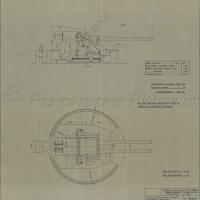 Impianto 135/45 binato da coperta - ingombro di massima