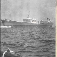 Copertina- La turbocisterna "British Beacon", L' Ansaldino, n. 18, anno VI, 1959