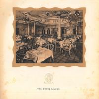 Transatlantico Roma - Sala da pranzo di prima classe