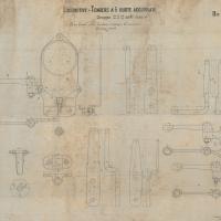 Locomotive gruppo 230 - Porta fanali, porta bandiera e sostegno del manometro