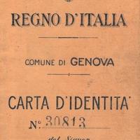Nossardi Mario - carta d'identità (fronte)