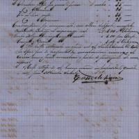 Lettera di Simone Candelo a Girolamo Nossardi, 3-05-1882 - retro