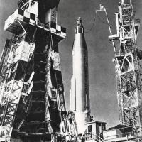 La capsula Mercury accoppiata ad un razzo vettore Atlas D, settembre - ottobre 1960, anno VIII, n. 5, p. 15