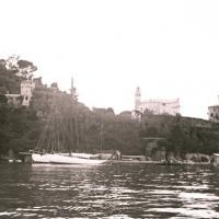 Porto di Portofino. Cappelletta del Cimitero (taglio)