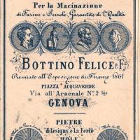 Biglietto da visita di Bottino Felice - Stabilimento e deposito di mole francesi - fronte