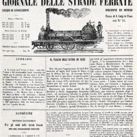 L'antico "Giornale delle strade ferrate" del 1857 dibatteva i problemi sorti con il nuovo mezzo di trasporto, ottobre 1961, anno IX, n. straordinario, p. 5