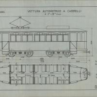 Officina Veicoli Ferroviari - Vettura automotrice a carrelli di I e II classe