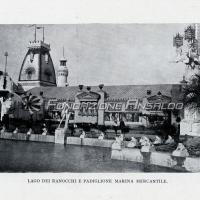 Esposizione Internazionale - lago dei ranocchi e padiglione marina mercantile