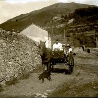 Ciarli sul calessino coi bambini (taglio)