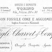 Biglietto da visita Figli Charvet & C - carbon fossile, coke e agglomerati